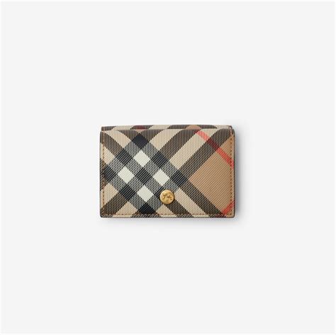 кошелек клатч burberry|Check Compact Wallet in Sand .